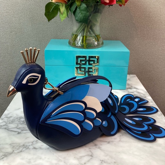 NWT Kate Spade Limited Novelty Perfect Plume 3D Peacock Bag